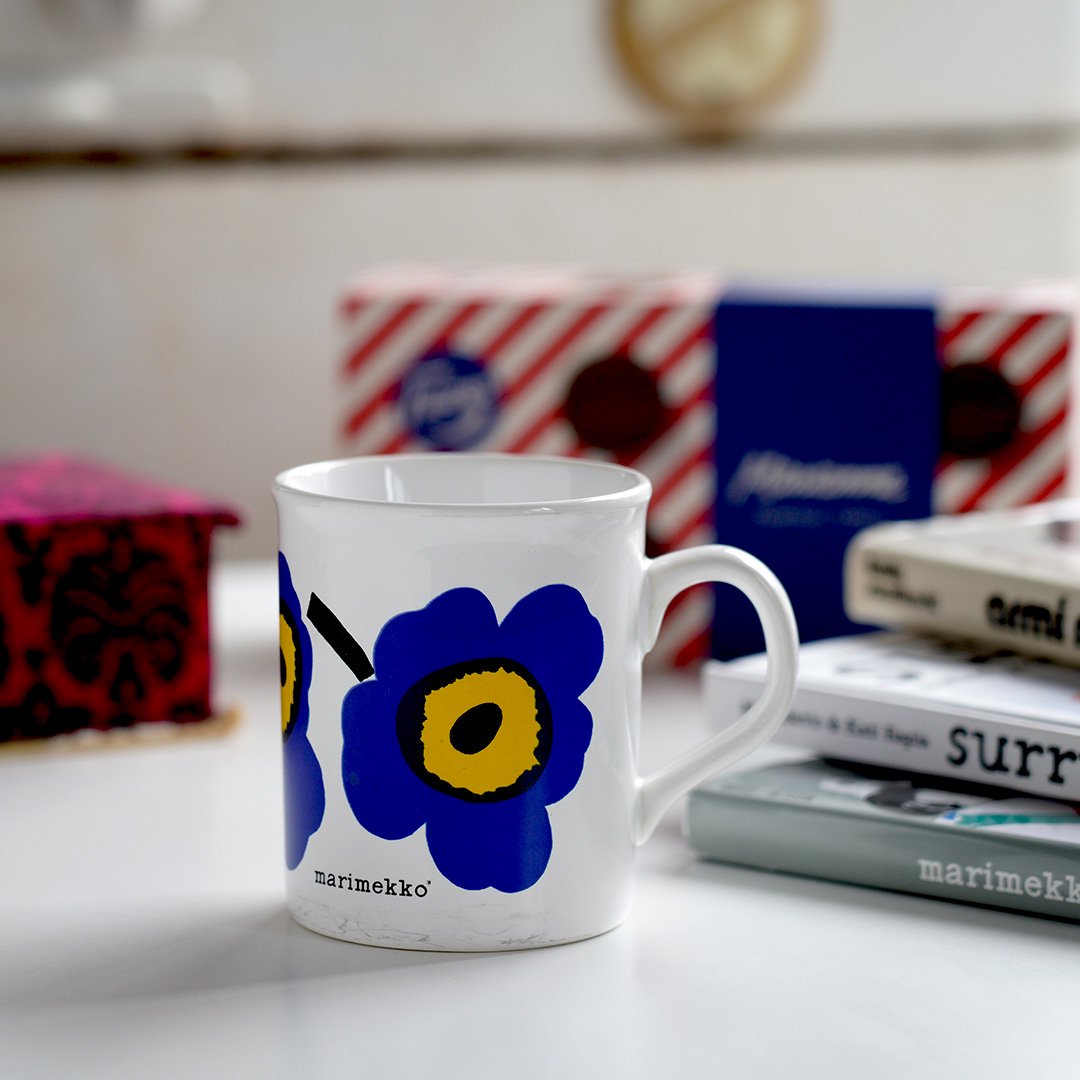 marimekko [ made in England - UNIKKO ] old mug -  マルカ・オンラインショップへようこそ。2007年より北欧のヴィンテージ テーブルウェアと北欧雑貨を販売している通販サイトです。神戸・北野に実店舗がございます。