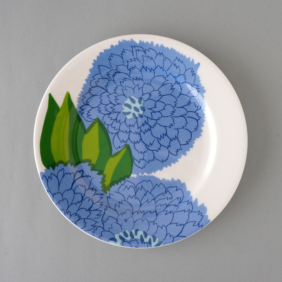 iittala x marimekko [ Primavera ] 19.5cm plate （フィニッシュブルー 未使用品） -  マルカ・オンラインショップへようこそ。2007年より北欧のヴィンテージテーブルウェアと北欧雑貨を販売している通販サイトです。神戸・北野に実店舗がございます。