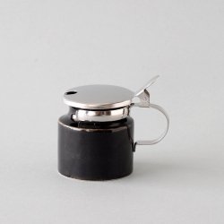 ARABIA / Gunvor Olin Gronqvist [ B model ] mustard pot (balck)
