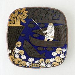 ARABIA / Raija Uosikkinen [ Kalevala ] year plate (1985ǯ) 