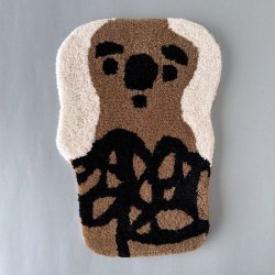 Mum's / Jenni Tuominen [ Brown Koala ] wall hanging wool rug