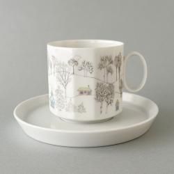 Rosenthal / Tapio Wirkkala & Rut Bryk [ Winterreise  ] coffeecup & saucer