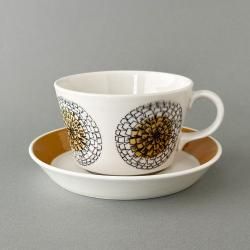 ARABIA / Esteri Tomula [ Kehakukka ] teacup & saucer