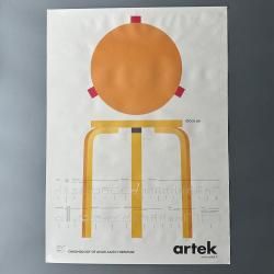 <img class='new_mark_img1' src='https://img.shop-pro.jp/img/new/icons1.gif' style='border:none;display:inline;margin:0px;padding:0px;width:auto;' />artek / Alvar Aalto [ Stool 60 ] poster