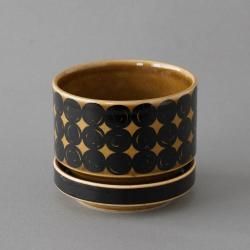 ARABIA / Gunvor Olin-Gronqvist [ KERA ] Plant pot (brown/D11cm)