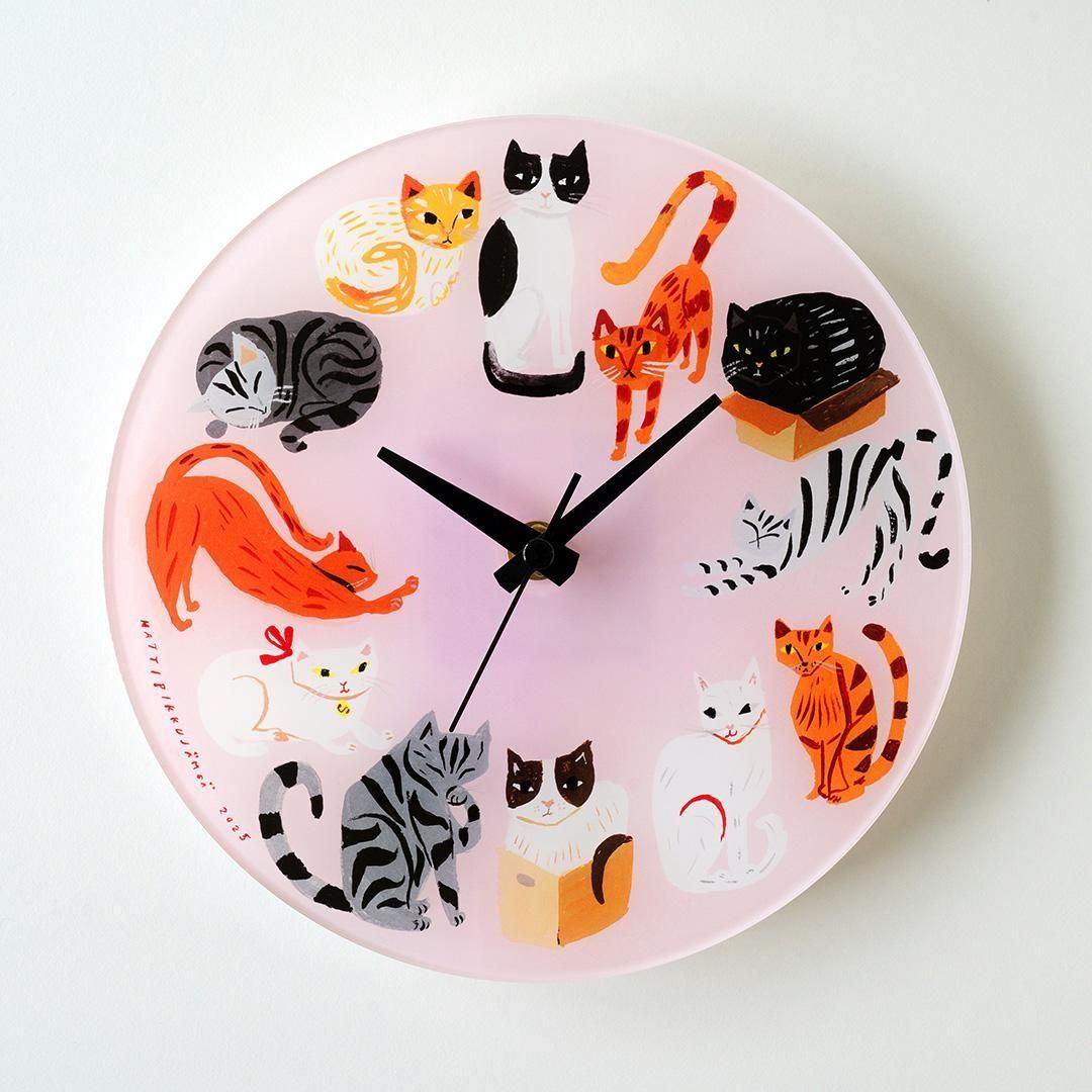 Matti Pikkujamsa [ KISSAKELLO ] 壁掛け時計 - マルカ・オンライン