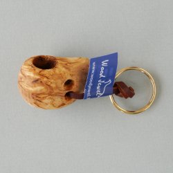 Wood Jewel Finland - 白樺のキーホルダー（ククサ）