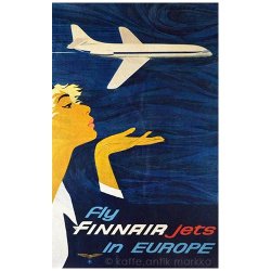 <img class='new_mark_img1' src='https://img.shop-pro.jp/img/new/icons48.gif' style='border:none;display:inline;margin:0px;padding:0px;width:auto;' />FINNAIR / Juha Anttinen [ Fly FINNAIR jets in EUROPE ] poster