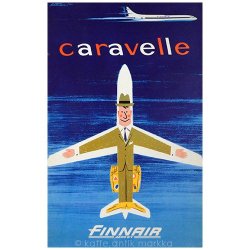 <img class='new_mark_img1' src='https://img.shop-pro.jp/img/new/icons48.gif' style='border:none;display:inline;margin:0px;padding:0px;width:auto;' />FINNAIR / Henri Mattisse [ Caravelle ] poster