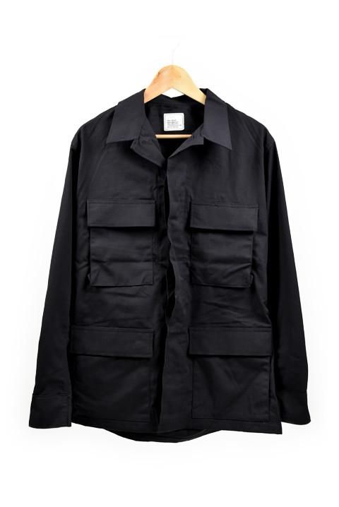 BDU jacket BLACK357 デッドストック○素材