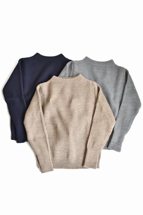 Andersen Andersen アンデルセンアンデルセン The Navy Crew Neck ネイビーブルー セレクトショップzabouの通販 ウェブショップ