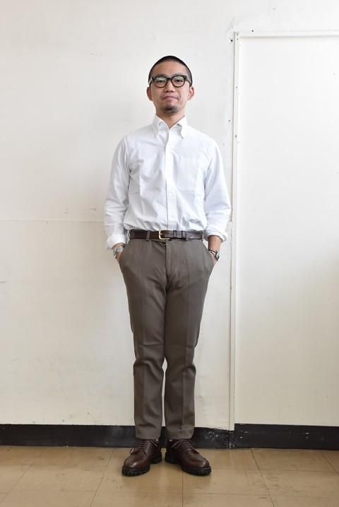 D.C.WHITE（ディーシーホワイト） CHINO TROUSERS カーキ