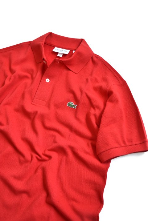 LACOSTE（ラコステ）　半袖ポロシャツ　レッド | セレクトショップZABOUの通販/ウェブショップ