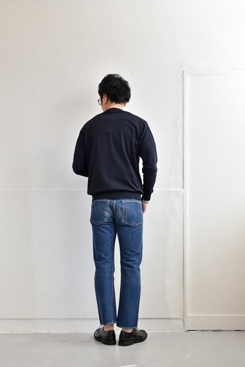 JOHN SMEDLEY ジョンスメドレー ニット ネイビー