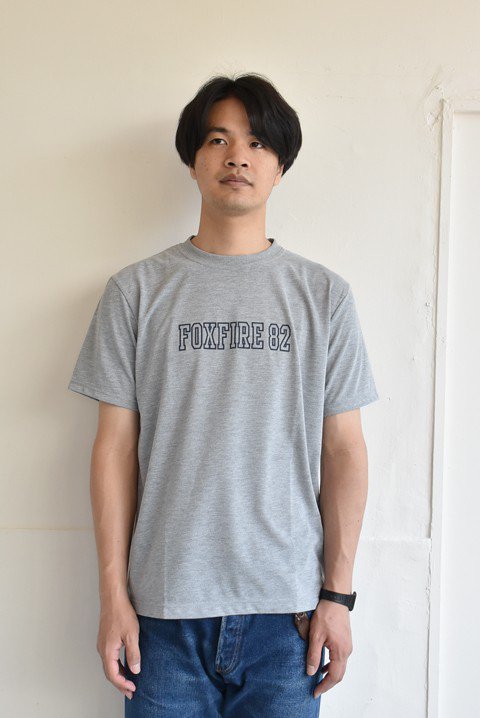 FOXFIRE（フォックスファイヤー） CシールドFOXFIREロゴT S/S グレー