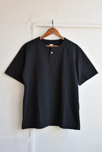 Jackmanʥåޥ Henley neck T-Shirt إ꡼ͥåT Black