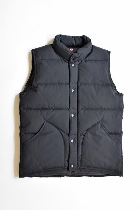 ZANTER（ザンター） ORIGINAL DOWN VEST ブラック - ZABOU