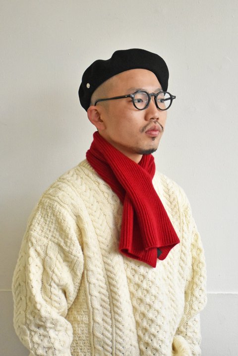 MOONCASTLE（ムーンキャッスル） CASHMERE SCARF - ZABOU