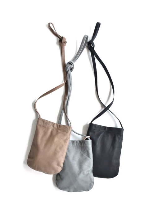 SLOW＆CO（スロウ） carfskin mini one shoulder bag - ZABOU