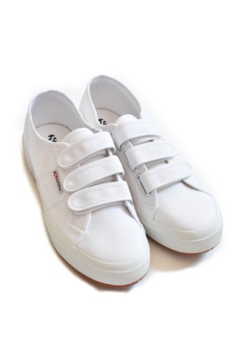 <img class='new_mark_img1' src='https://img.shop-pro.jp/img/new/icons13.gif' style='border:none;display:inline;margin:0px;padding:0px;width:auto;' />SUPERGA（スペルガ） 2750-COT3STRAPU  WHITE 901
