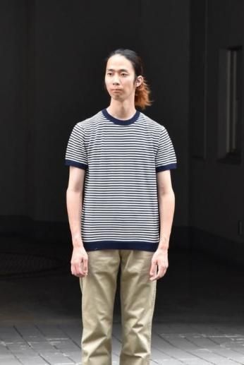 <img class='new_mark_img1' src='https://img.shop-pro.jp/img/new/icons13.gif' style='border:none;display:inline;margin:0px;padding:0px;width:auto;' />MOONCASTLEʥࡼ󥭥å ICE COTTON BORDER SHORT CREWNECK ͥӡ/եۥ磻