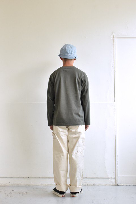 Jackman（ジャックマン） Henleyneck L/S T-shirt Mid Gray | セレクトショップZABOUの通販/ウェブショップ