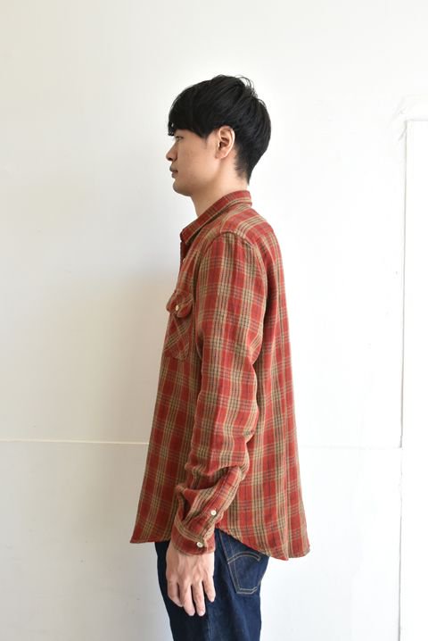 LEVI'S VINTAGE CLOTHING（リーバイス ヴィンテージ クロージング） L/S SHIRTS RED - ZABOU