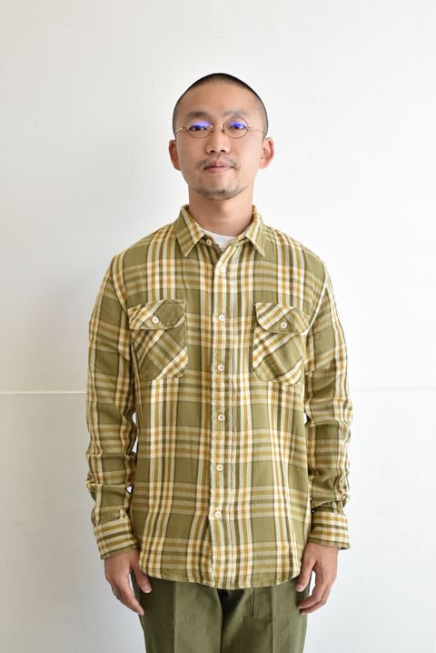 LEVI'S VINTAGE CLOTHING（リーバイス ヴィンテージ クロージング） L/S SHIRTS OLIVE - ZABOU