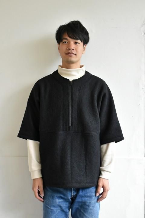 Jackman（ジャックマン） Wool Watch Shirt ブラック - ZABOU