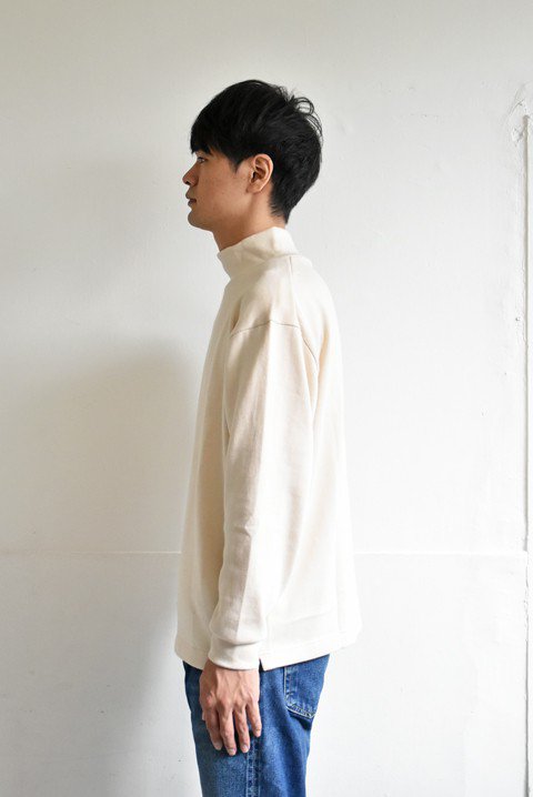 Jackman（ジャックマン） Pima Highneck ピマハイネック 生成り - ZABOU