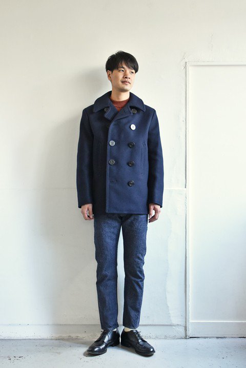BUZZ RICKSON'S（バズリクソンズ） Lot No. BR11554 / PEA-COAT “NAVAL CLOTHING FACTORY”  - ZABOU