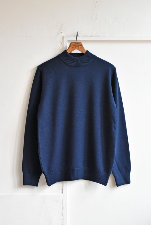 MOONCASTLE（ムーンキャッスル） WOOL HEAVY モックネック ネイビー