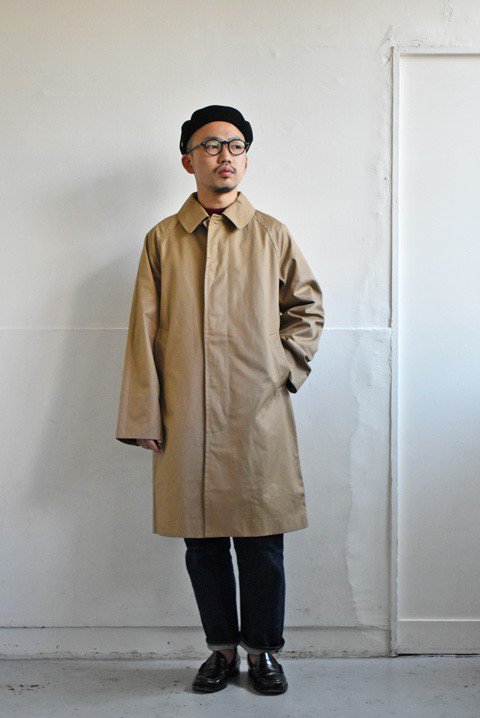 ARAN（アラン） GB RAGLAN COAT VENTILE ブラウンベージュ