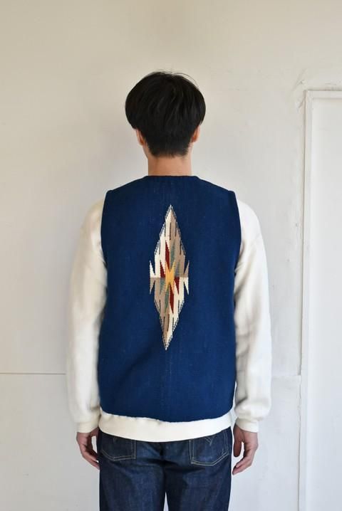 TRUJILLO'S（トルフィリオス） Chimayo Vest Square Front インディゴ