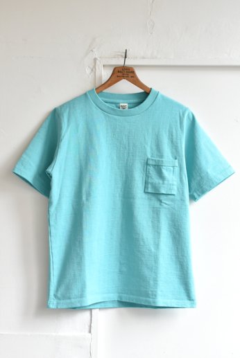 Jackman（ジャックマン） Dotsume Pocket T-Shirt　Turquoise Blue