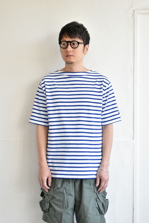 SAINT JAMES OUESSANT BORDER LOOSE ウェッソン1 Tシャツ | endageism.com