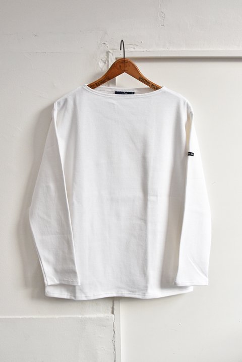 セントジェームス ウェッソン 白×水色 T6トップス - Tシャツ