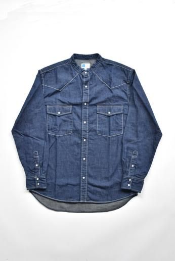 <img class='new_mark_img1' src='https://img.shop-pro.jp/img/new/icons13.gif' style='border:none;display:inline;margin:0px;padding:0px;width:auto;' />JAPAN BLUE JEANSʥѥ֥롼󥺡 Band Collar Western Shirts 