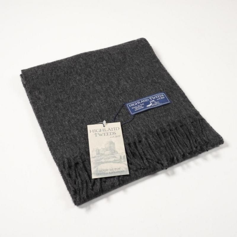 HIGHLAND TWEEDS（ハイランドツイード） プレーンマフラー - ZABOU