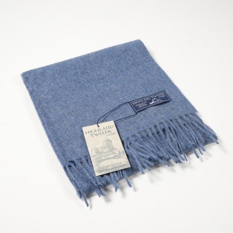 HIGHLAND TWEEDS（ハイランドツイード） プレーンマフラー - ZABOU