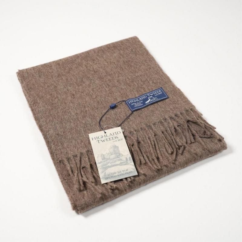 HIGHLAND TWEEDS（ハイランドツイード） プレーンマフラー - ZABOU