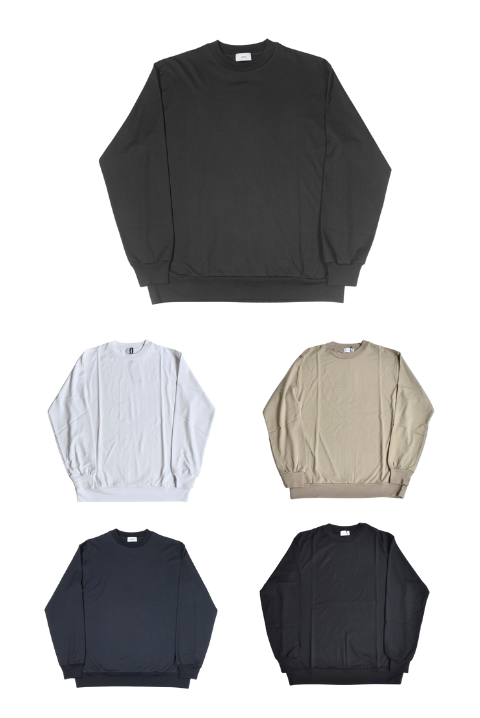 新色追加】LIFiLL（リフィル） COTTONY® SWEAT LONGSLEEVE TEE