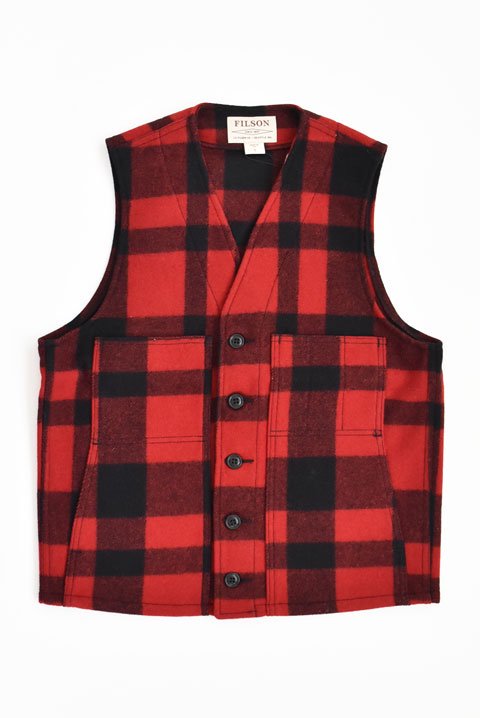 FILSON（フィルソン） MACKINAW WOOL VEST マッキノーウールベスト CHECK - ZABOU