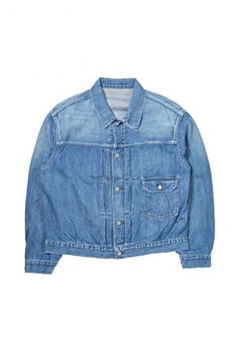 A VONTADEʥܥ󥿡No.2 Denim Blouse