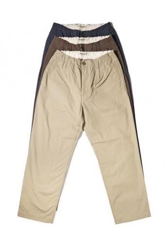 【BAA ボウアンドアロー】チノパン モカ S ハイウエストタックワイドバルーンチノパン MONO-MART LADY'S