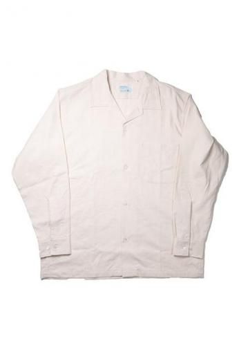 <img class='new_mark_img1' src='https://img.shop-pro.jp/img/new/icons13.gif' style='border:none;display:inline;margin:0px;padding:0px;width:auto;' />WORKERSʥ Open Collar Shirt Linen Cotton 