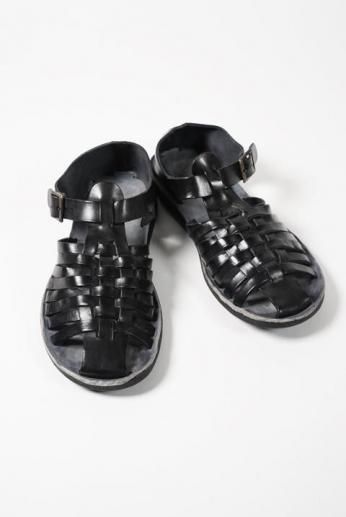 BRADOR(ブラドール)レザーサンダル 46-766 NERO - ZABOU BRADOR(ブラドール)レザーサンダル 46-766 NERO - ZABOU