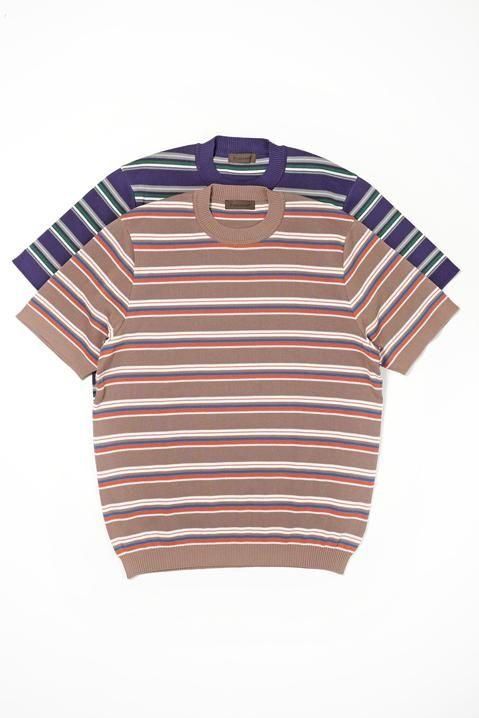Rinascente(リナシェンテ) Retro Stripe Crewneck Rinascente(リナシェンテ) Retro Stripe Crewneck
