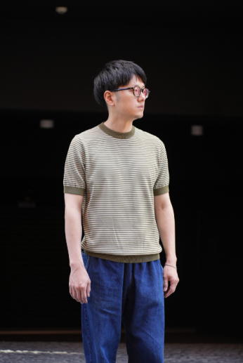 <img class='new_mark_img1' src='https://img.shop-pro.jp/img/new/icons13.gif' style='border:none;display:inline;margin:0px;padding:0px;width:auto;' />ڴָRinascenteʥʥơ Washable Striped Crewneck S/S 