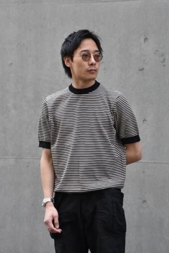 <img class='new_mark_img1' src='https://img.shop-pro.jp/img/new/icons13.gif' style='border:none;display:inline;margin:0px;padding:0px;width:auto;' />ڴָRinascenteʥʥơ Washable Striped Crewneck S/S 